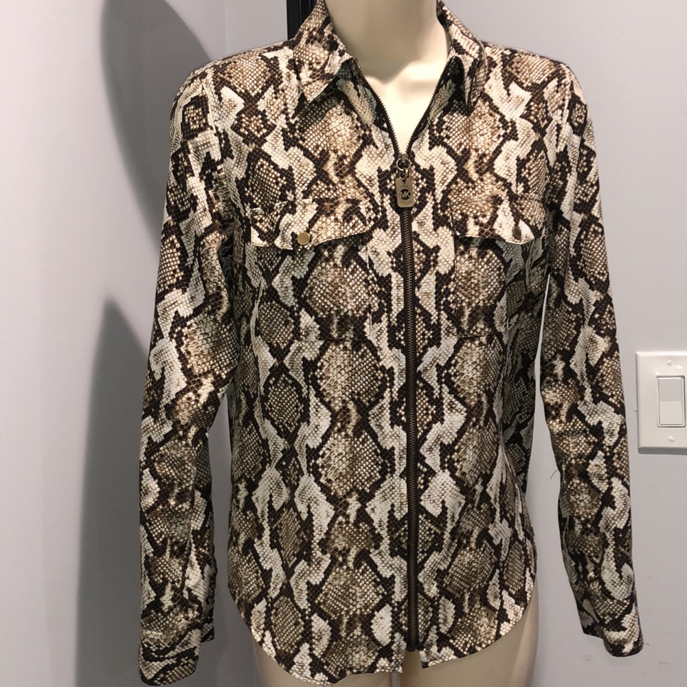Michael Kors Python Snake Top/Jacket - image 1